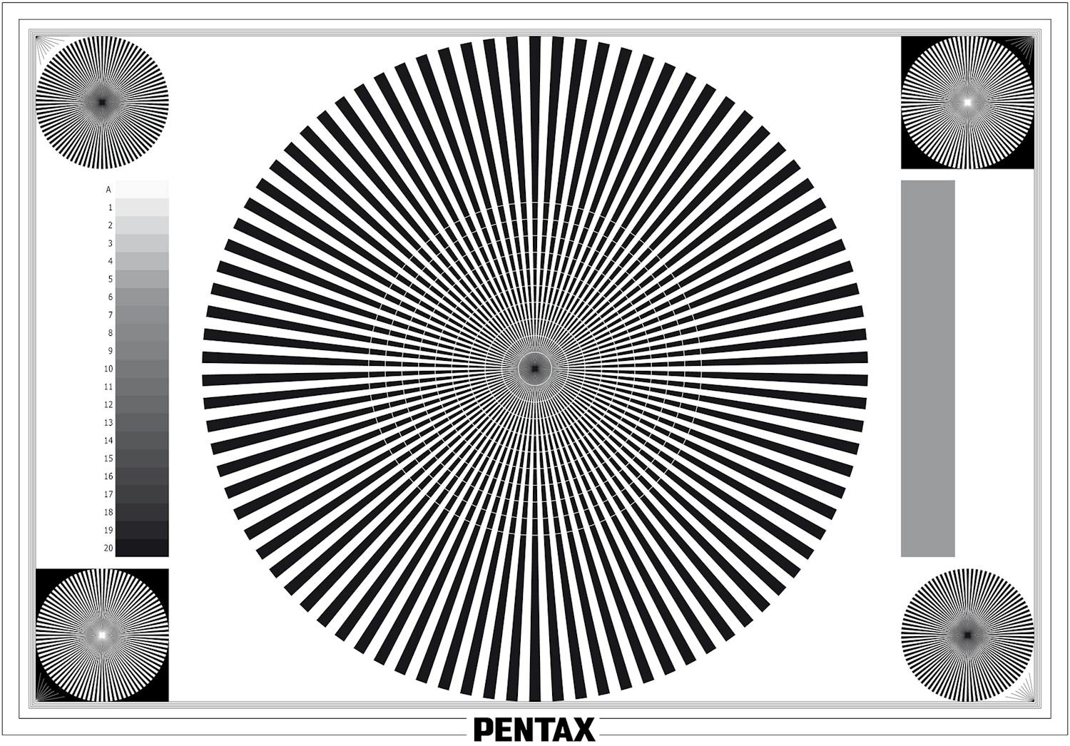Objektiivitestikuva Aseta aukko maksimiin ja käännä tarkennusrengasta hitaasti nähdäksesi, miten terävyys kasvaa, kun tarkennat keskipisteeseen.